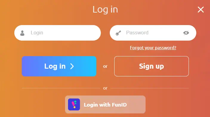 Cadoola Inlogformulier